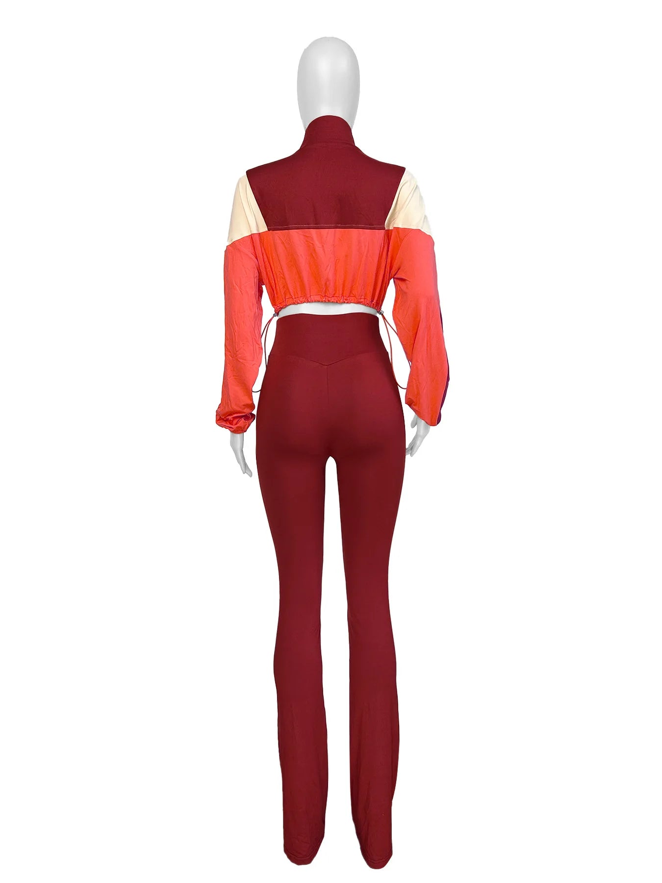 'Tey' Color-Block High-Waist Sports Set