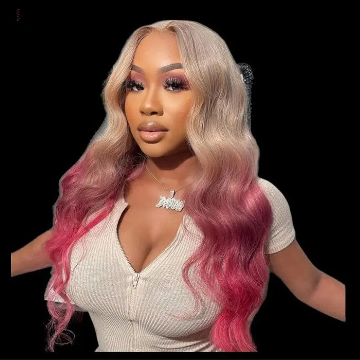 ’Alicia’ Ombre Pink 13×4 Wig